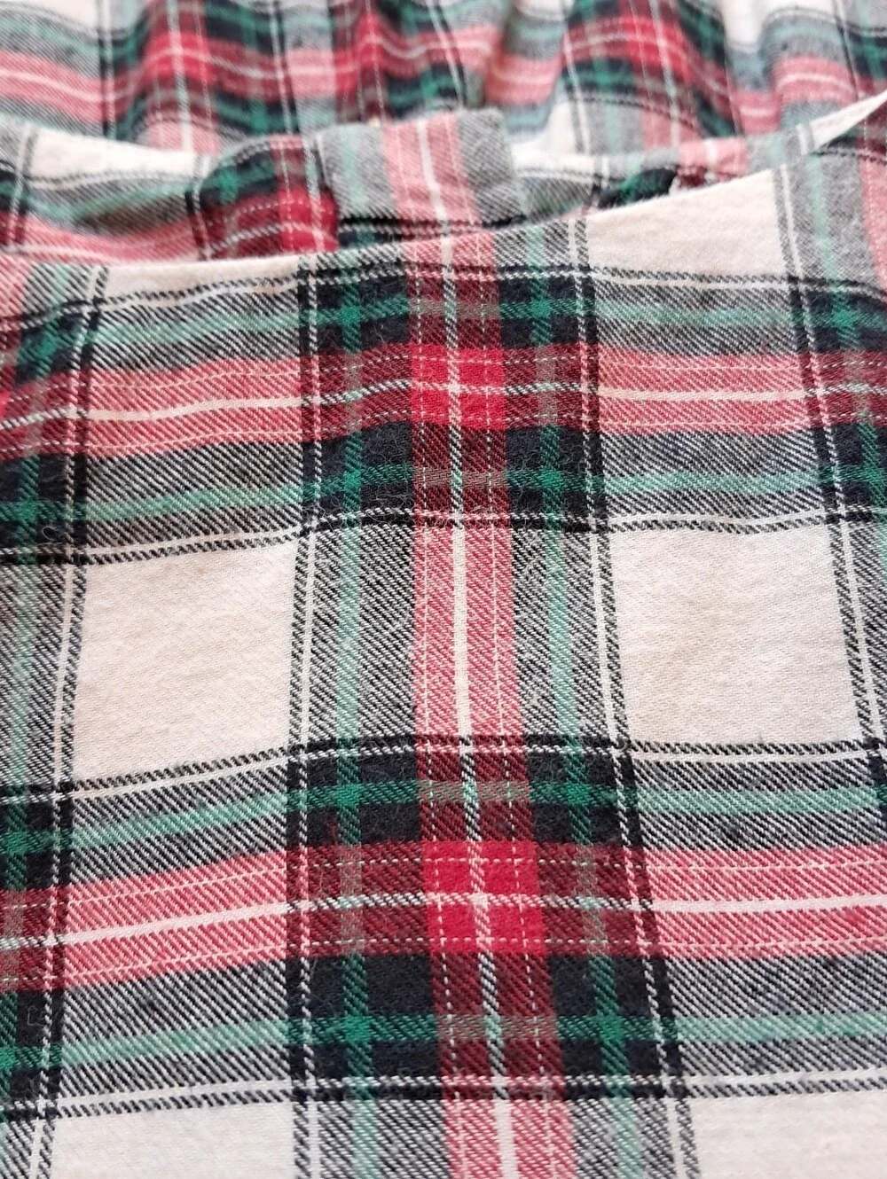 GAP Girls Plaid Fit-and-Flare Dress in White and Red Size 8